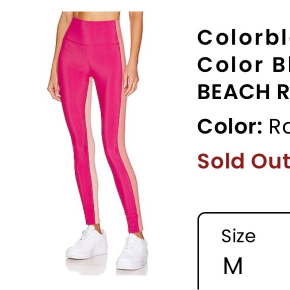 Beach Riot Colorblock Legging in Rouge
Color Block S NWOT - Picture 2 of 4